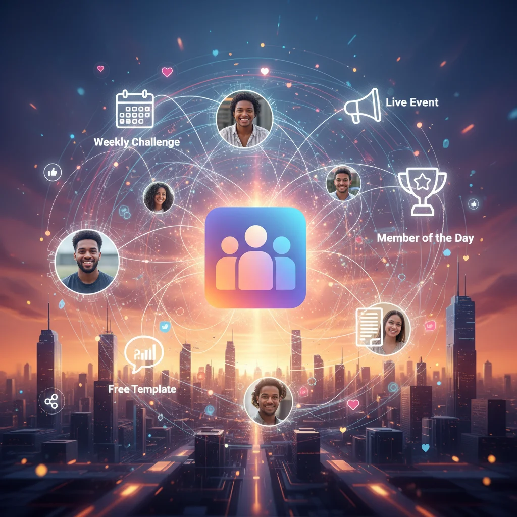 Líder Moderando um Grupo Ativo (Foco em Moderação e Gestão)